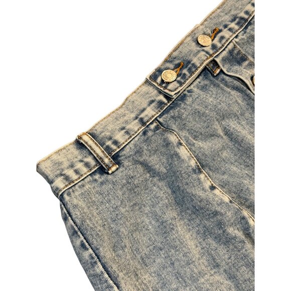 Denim Women's Button Front Long Jean Skirt Blue Size 3XL NEW Without Tags - Picture 3 of 6